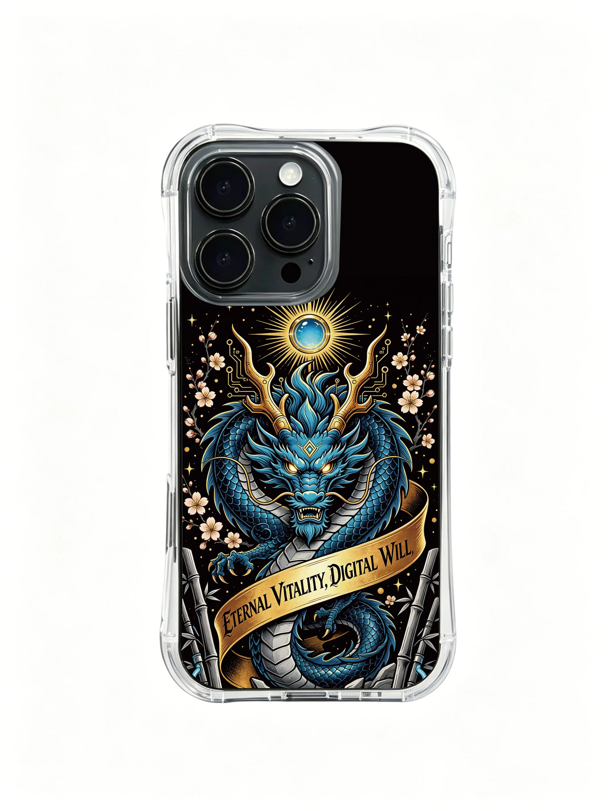 Smooth liquid metal mixed with electric current texture PhoneCasing, aesthetic iPhone 14 Plus Case with oriental dark tone, comfortable non-slip grip phone cover.