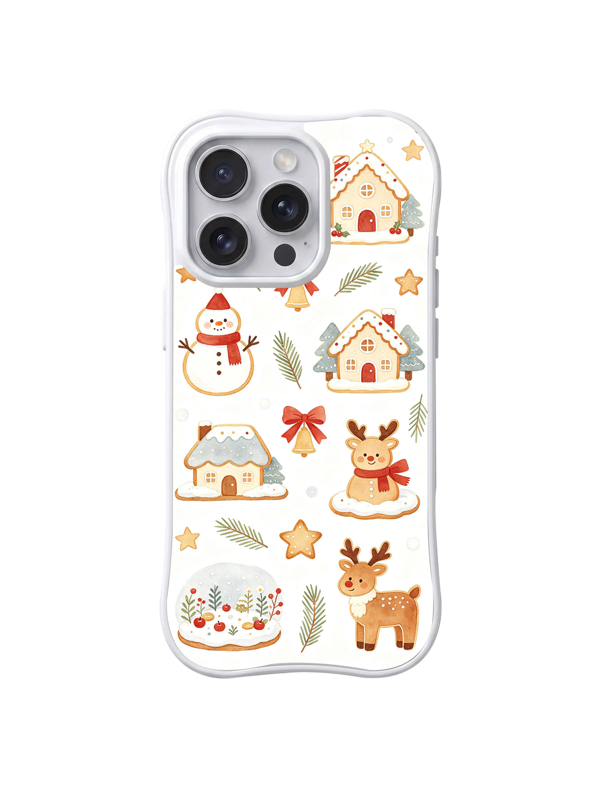 Little Candy Village iPhone 14 Pro case front view