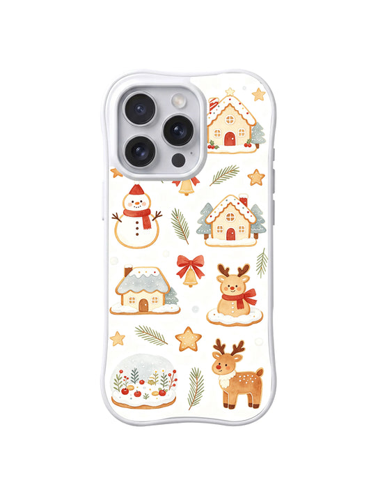 Little Candy Village iPhone 14 Pro case front view