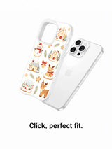 Little Candy Village clear iPhone 14 Pro case