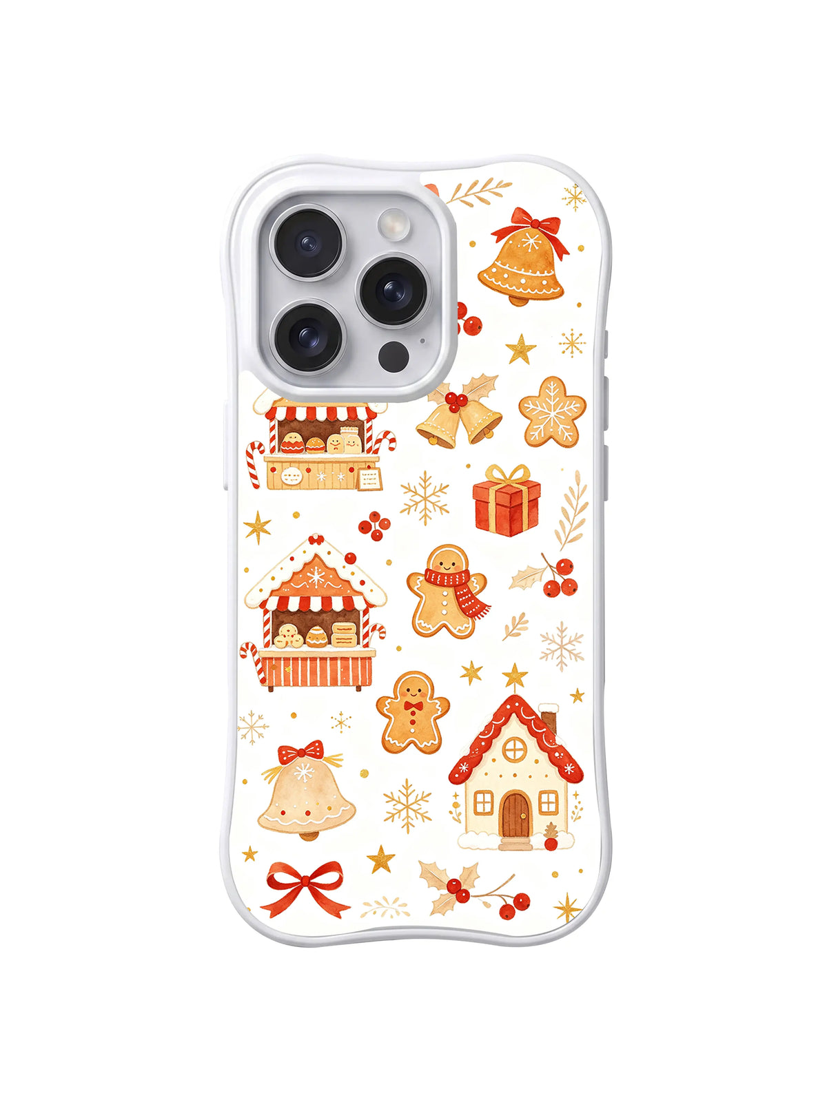Candy Market Christmas pattern iPhone 14 Pro case
