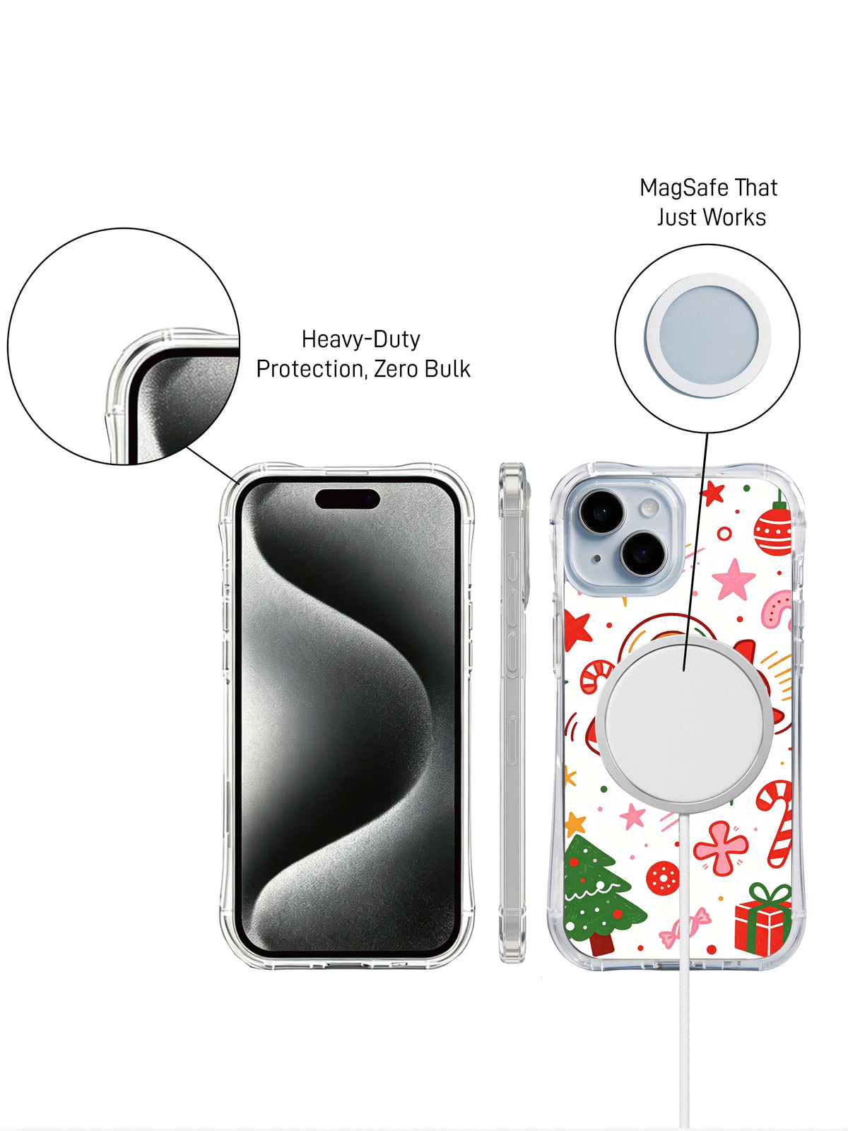 Little Christmas Dream World: Front and rear product views beside a circular accessory.