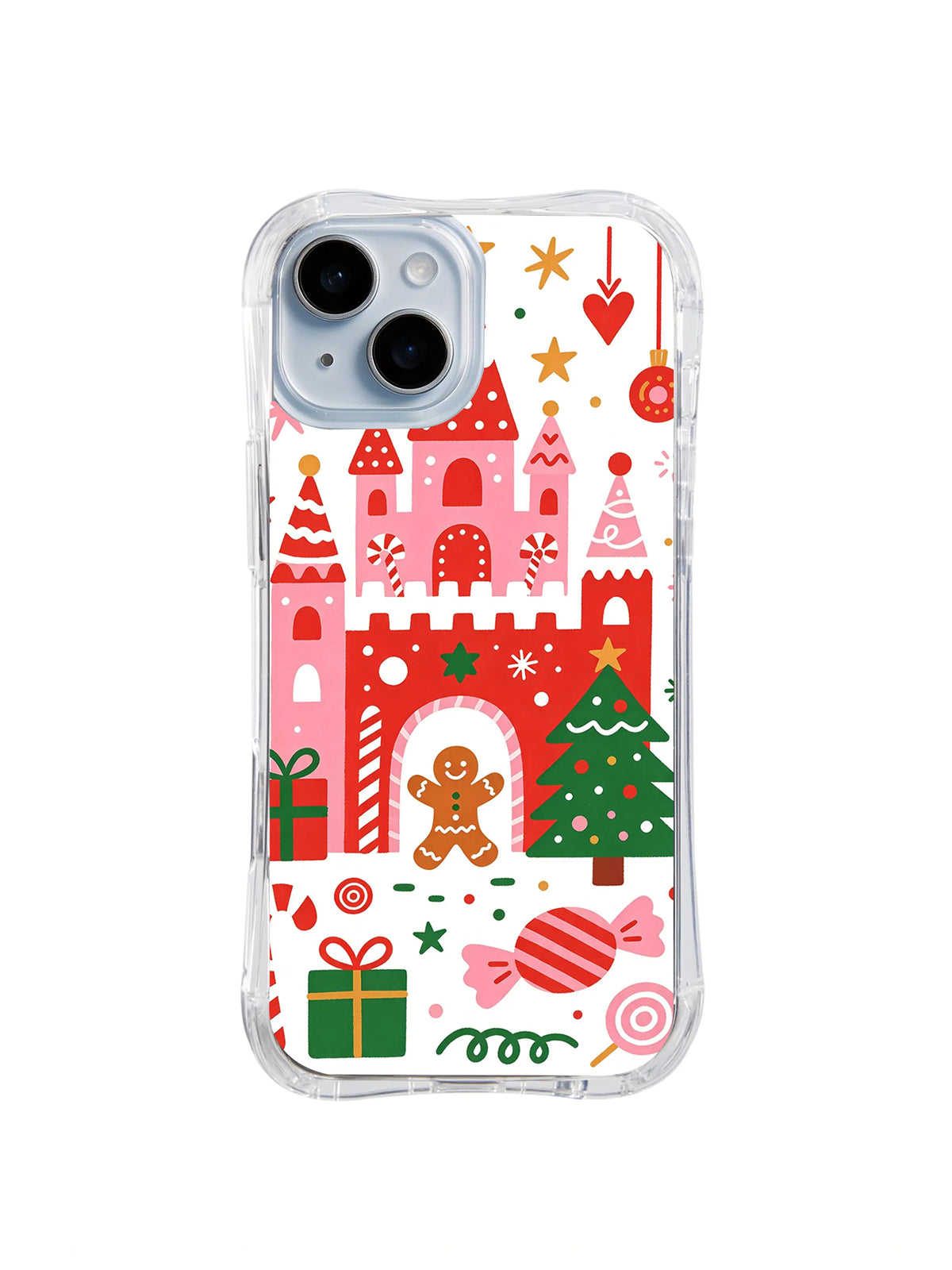 Gingerbread Dream Castle pattern iPhone 13 case