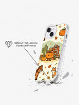 Little Cowboy Pumpkin Ranch iPhone 14 case drop protection