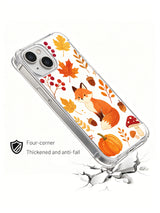 Little Fox Thanksgiving Garden phone case corner protection