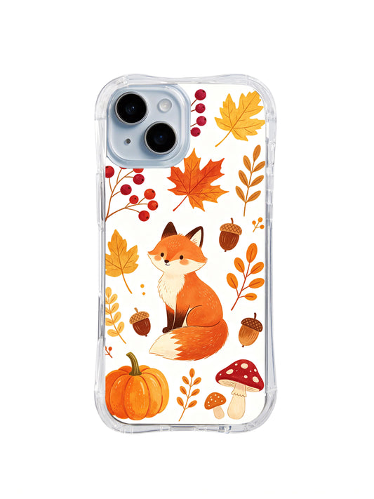 Little Fox Thanksgiving Garden iPhone 13 case front
