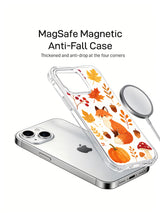 Little Fox Thanksgiving Garden iPhone 13 case MagSafe display