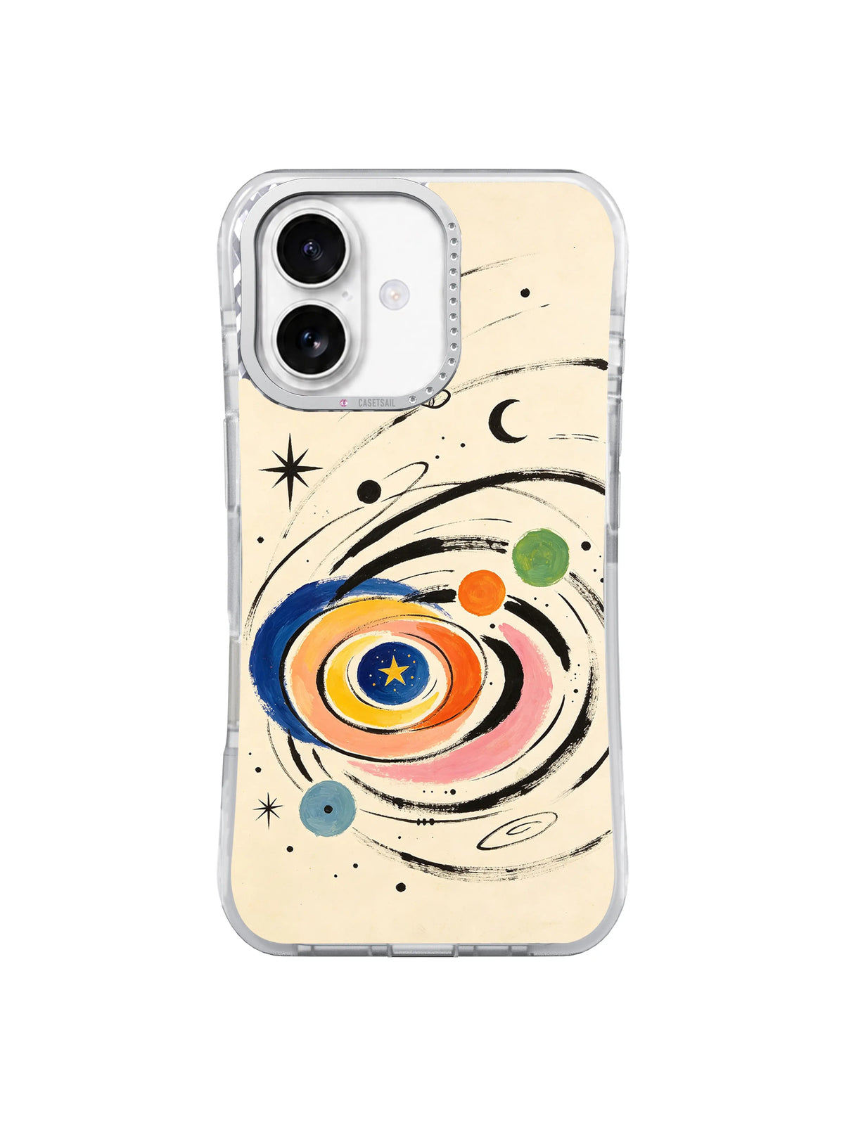 Spiral Star Universe on an iPhone case