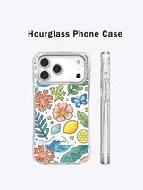 Little Ocean Garden iPhone 17 Pro Max case side view