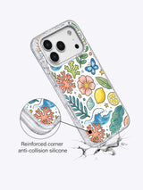 Little Ocean Garden rhinestone camera frame detail