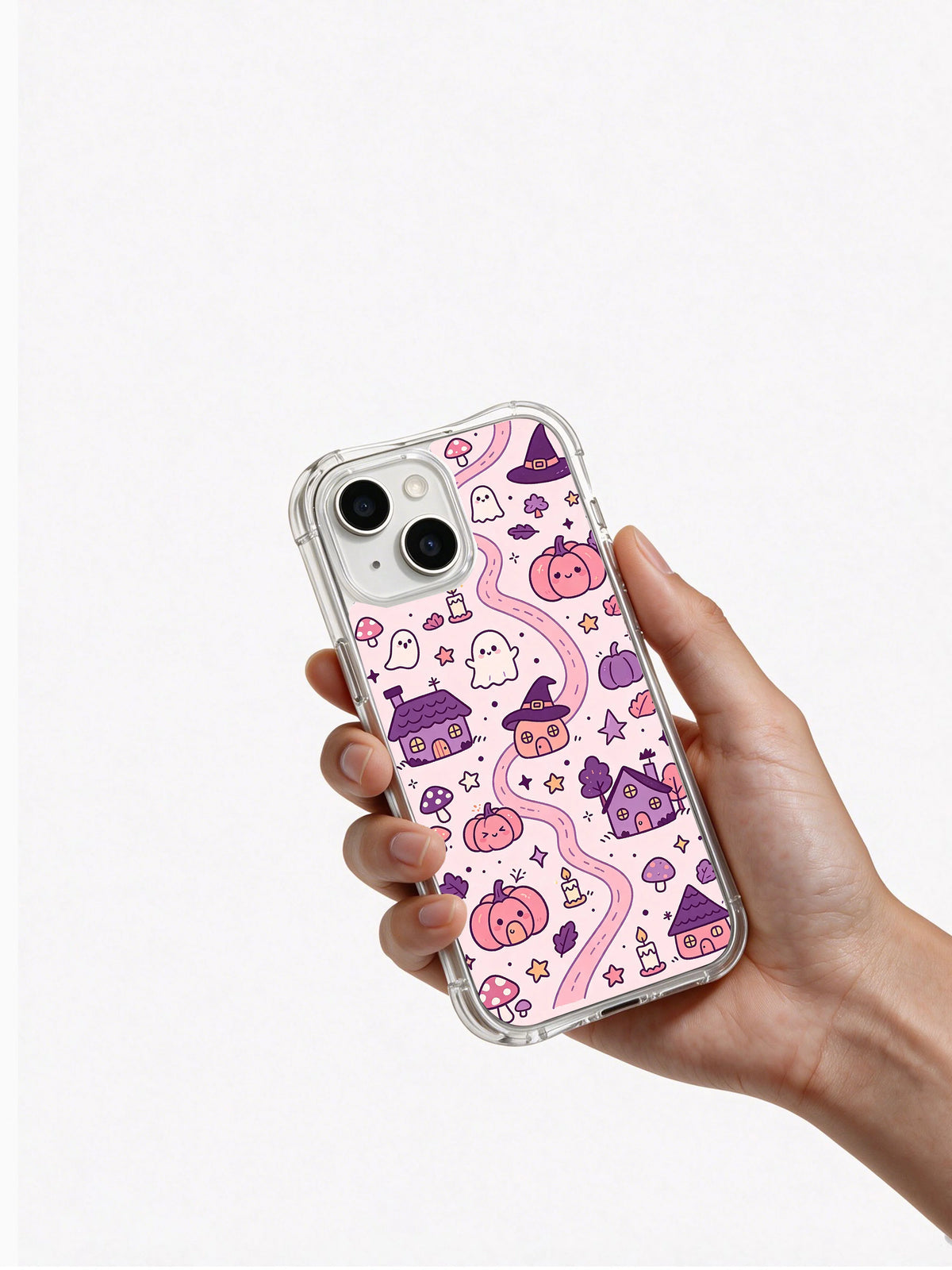 Product or handheld view of the Little Pumpkin Village case