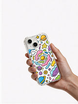 Little Universe iPhone 14 case held in hand