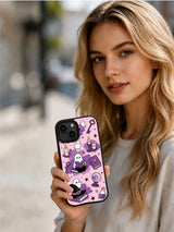 Bookish ghost iPhone 14 Plus case, packaging presentation