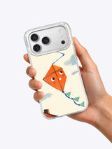 Hand holding The Kite That Took the Long Way phone case