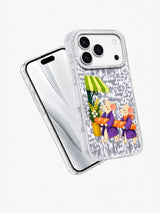 The Longest Loaf Crossing transparent case angled view for iPhone 17 Pro