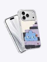 The Cloud with a Loose Screw iPhone 17 Pro Max Case angled view