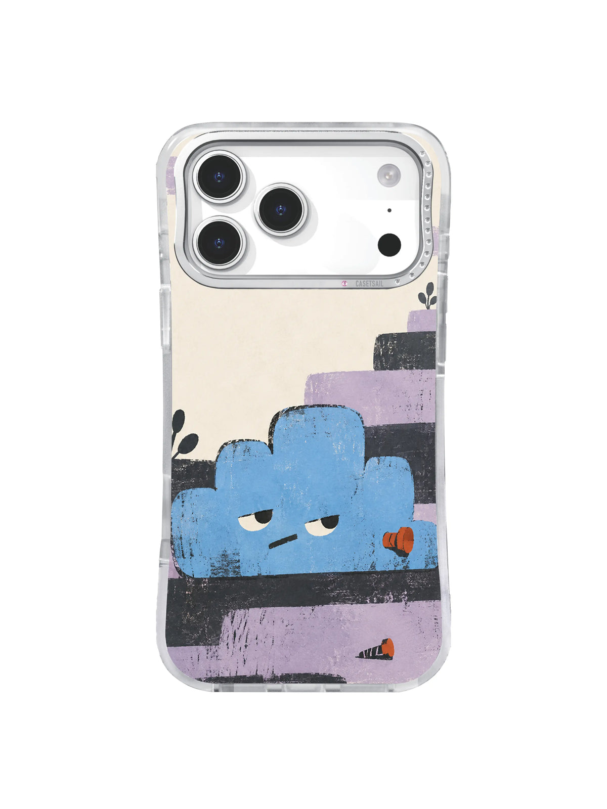 Lilac Terrace artwork swatch for The Cloud with a Loose Screw iPhone 17 Pro Max Case