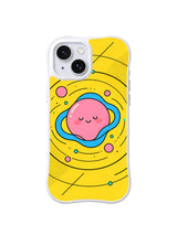 Cosmic Heart Signal pattern iPhone 15 case