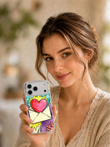 Love Letter Riot iPhone case lifestyle presentation