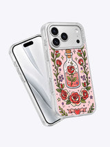 Love Potion Flower Lab iPhone 17 Pro Max case angled view