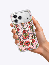 Love Potion Flower Lab iPhone 17 Pro Max case lifestyle view