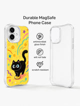 Lucky Black Cat iPhone 16 Plus case features
