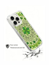 Lucky Clover Maze protective iPhone 14 Pro case