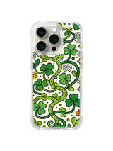Clover Path Tangle iPhone 14 Pro case pattern