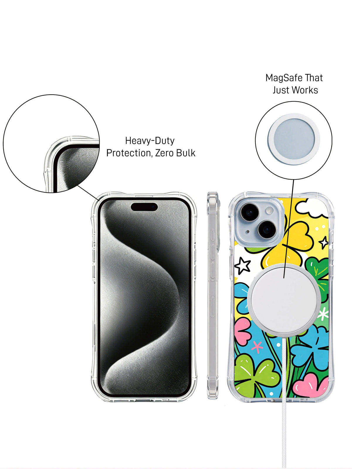 Lucky Clover Pilgrimage iPhone 14 case precise fit
