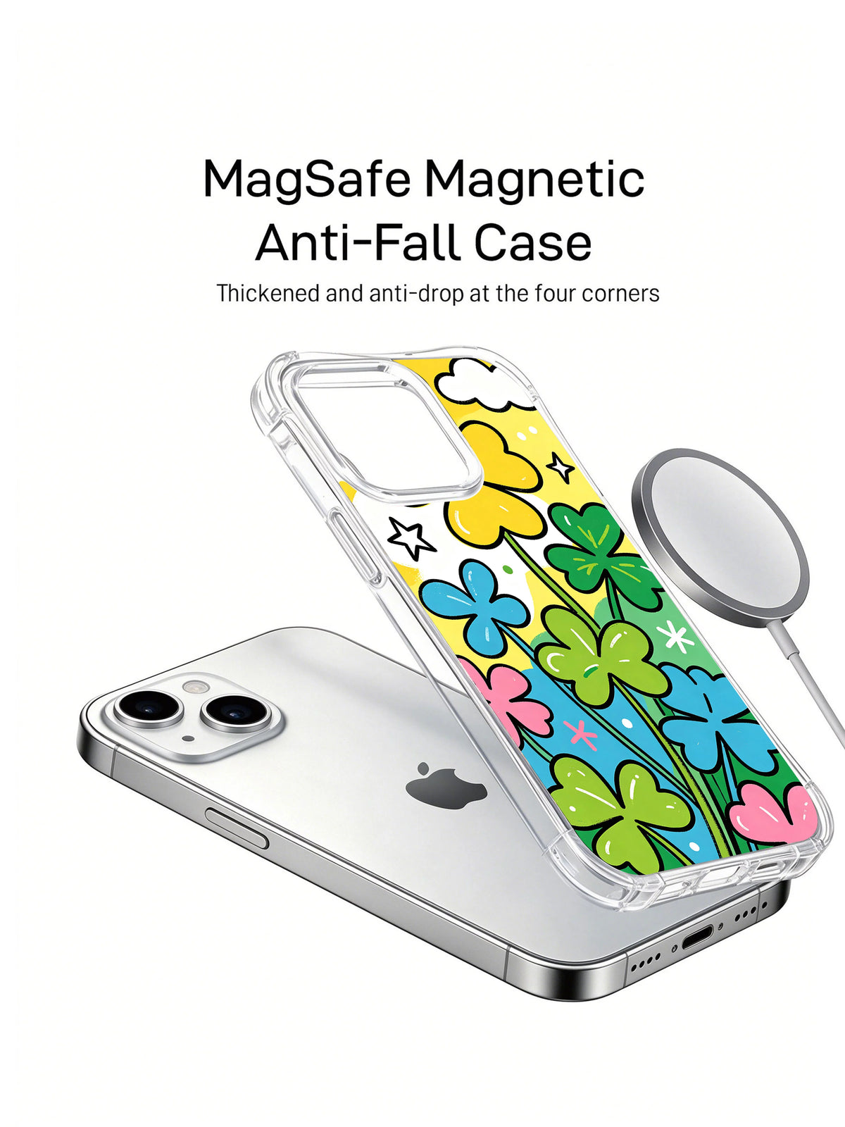 Lucky Clover Pilgrimage magnetic iPhone 14 case