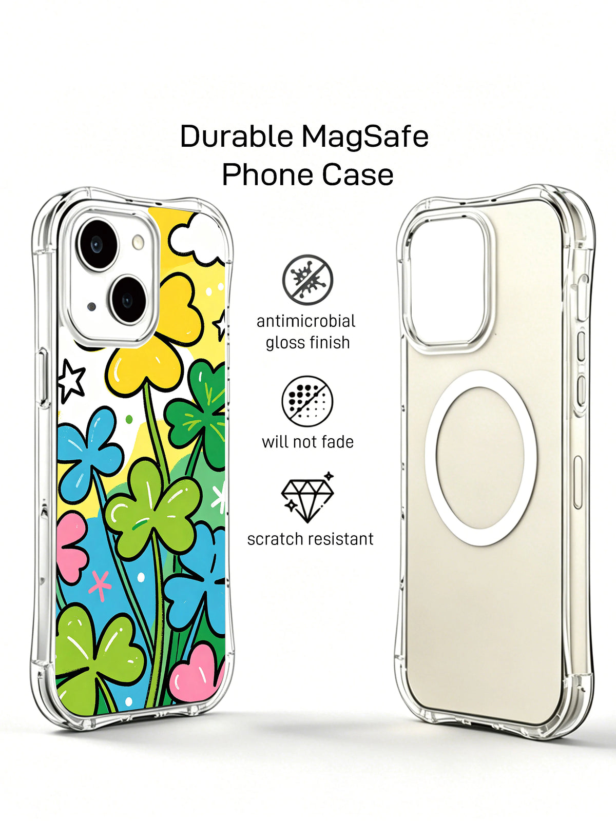 Lucky Clover Pilgrimage iPhone 14 case side view