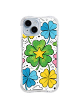 Clover Star Bloom pattern iPhone 14 case