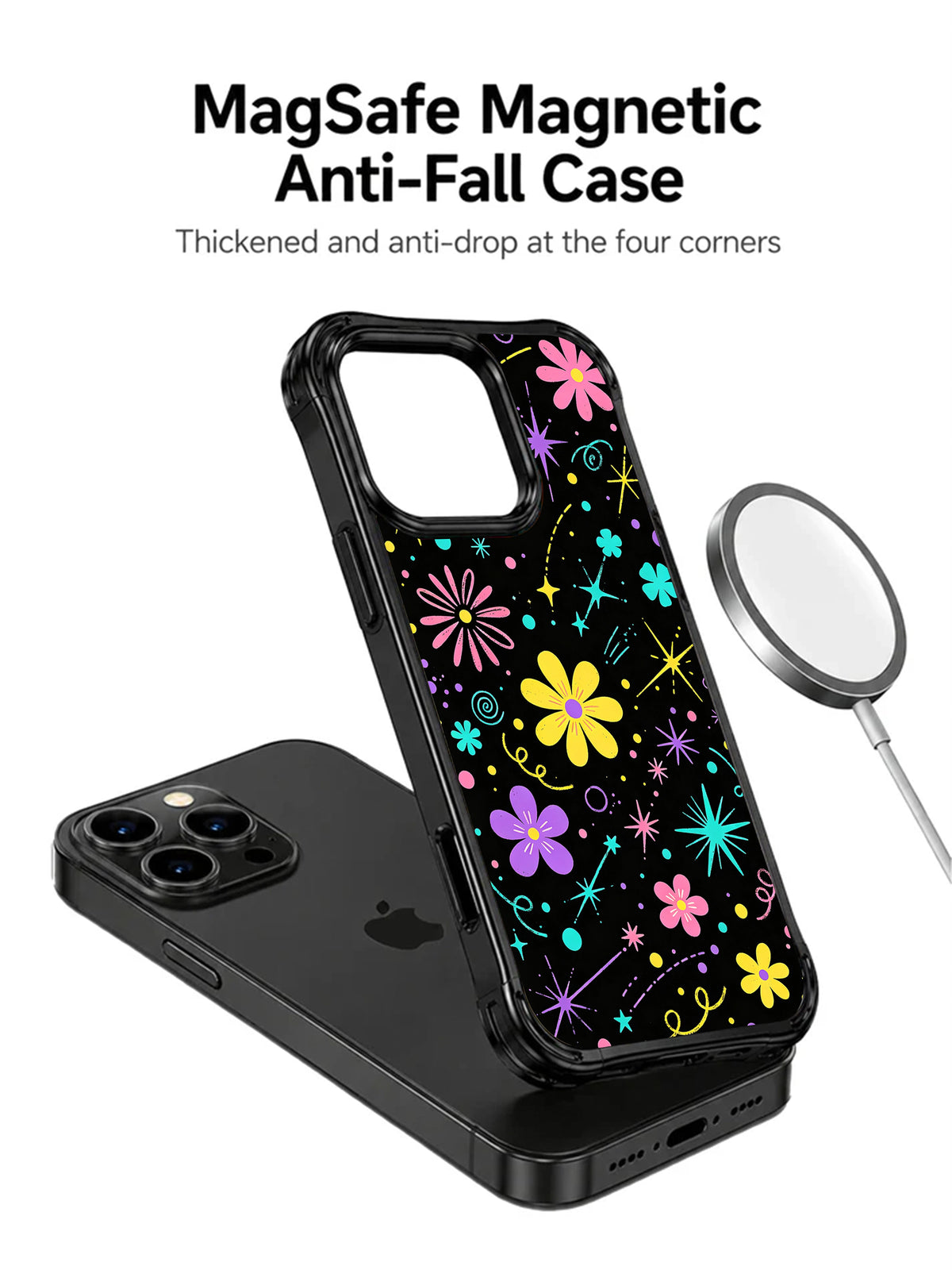 Lucky Flower Sparks phone case detail