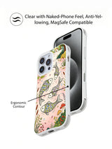 Lucky Forest Fish pink woodland river art phone case