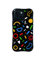 Open Shapes colorful symbol iPhone 15 Pro case