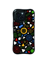 Sun Fragment Map hand-drawn iPhone 15 Pro case