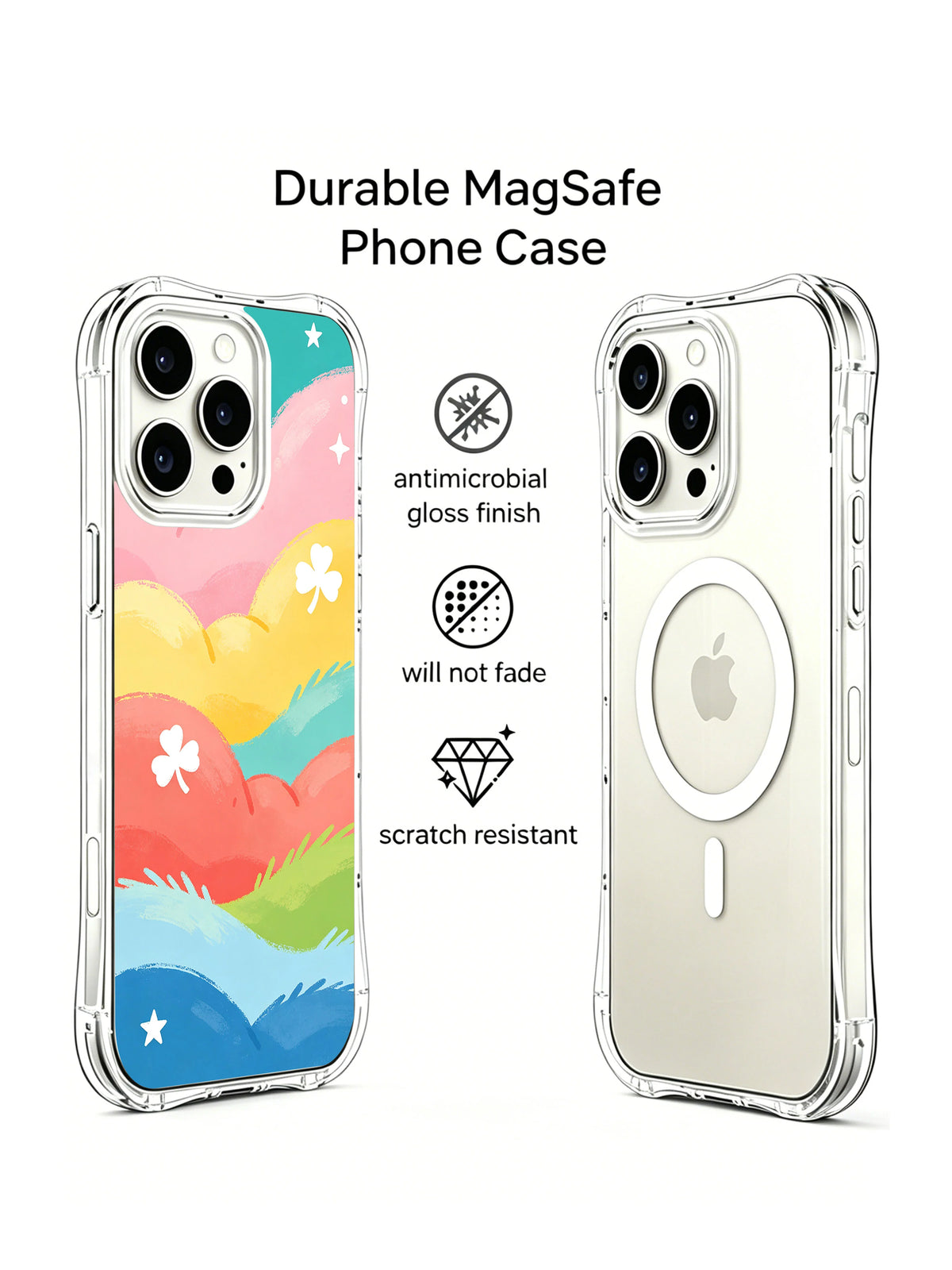 Supplied marketing graphic with unverified protection, fit or MagSafe statements