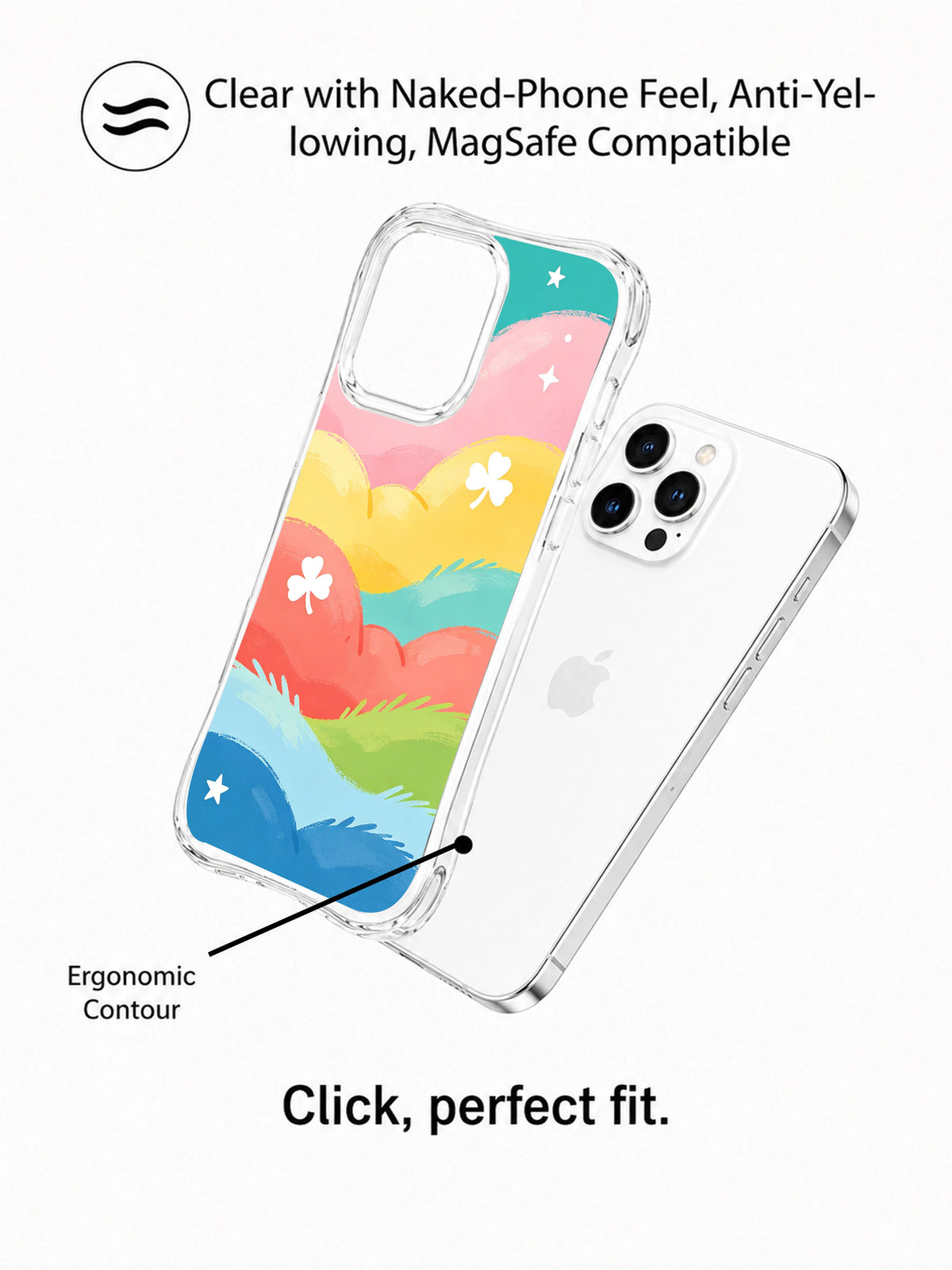 Supplied marketing graphic with unverified protection, fit or MagSafe statements