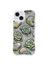 Moss Rock Rosette pattern iPhone 14 Plus case