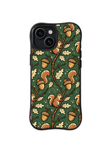 Oak Branch Hideaway squirrel pattern iPhone 14 Plus case