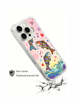 Morning Wish Fish Chorus iPhone 14 Pro case detail