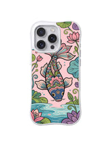 Spring Petal Fish Festival iPhone 14 Pro case front view