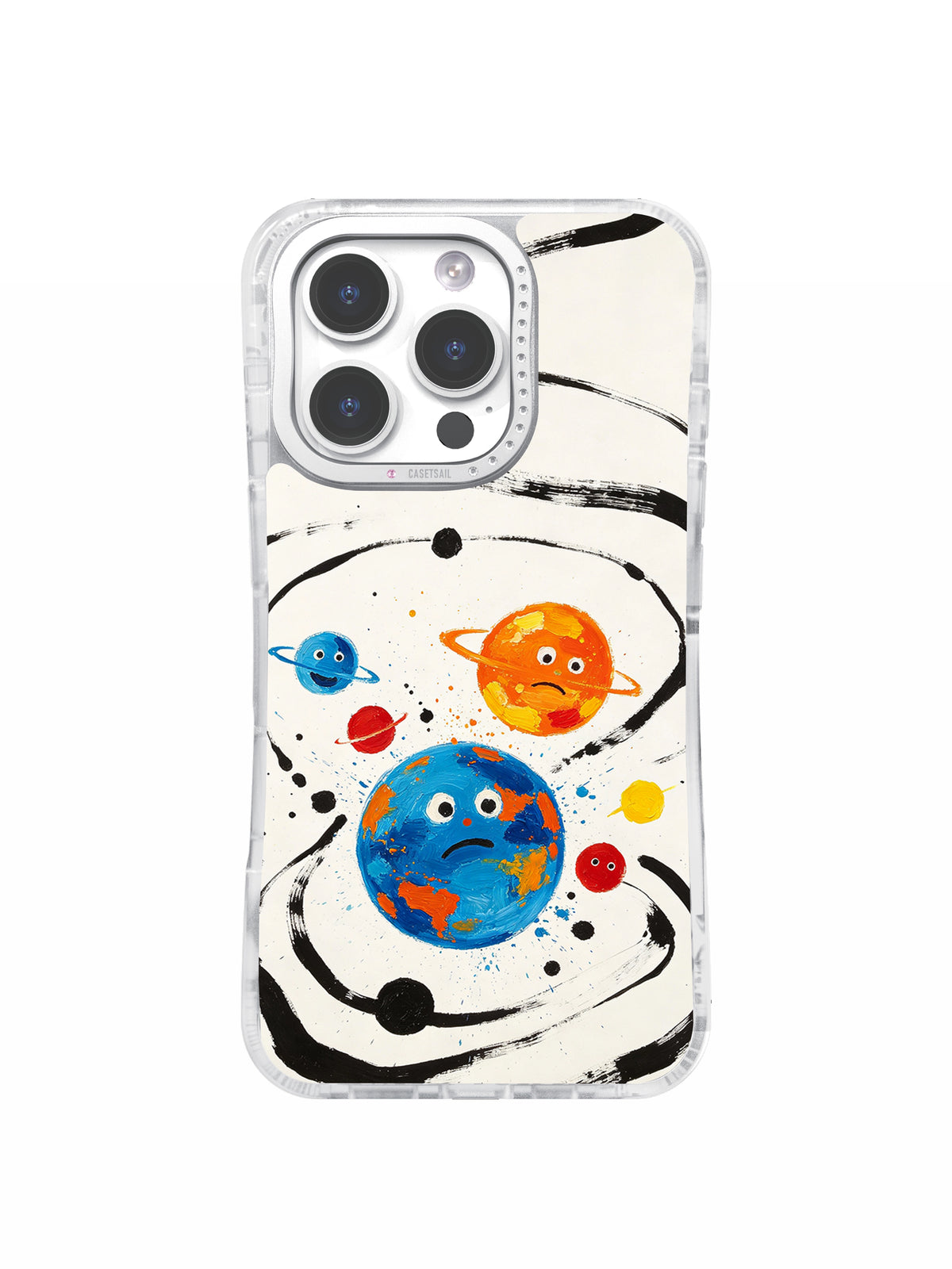 Colorful Inner Universe iPhone 16 Pro Max case front view