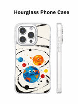 Colorful planet art iPhone 16 Pro Max case product view
