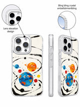 Artist designed planet iPhone 16 Pro Max case angle