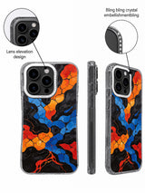 Artist designed black iPhone 16 Pro Max case angle