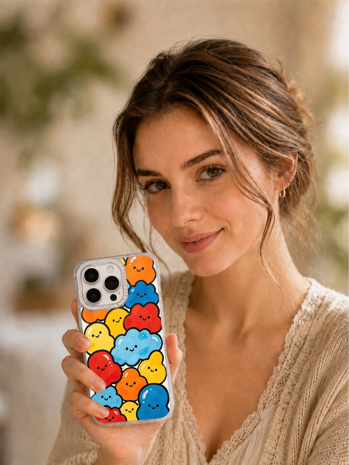 Happy Little Shapes iPhone 16 Pro Max case gallery image