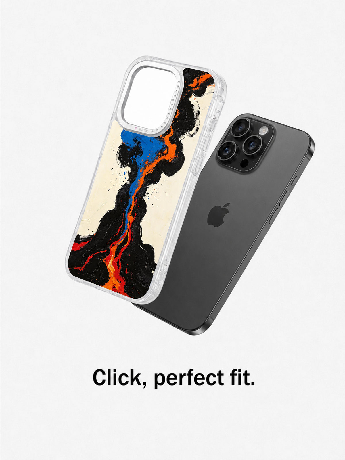 Intense Heart abstract iPhone 16 Pro Max case close-up