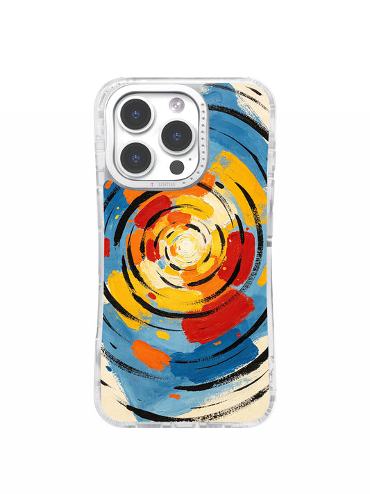 Rainbow Memory art iPhone 16 Pro Max case front view