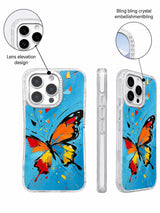 Abstract Butterfly Energy iPhone 16 Pro Max case lifestyle view